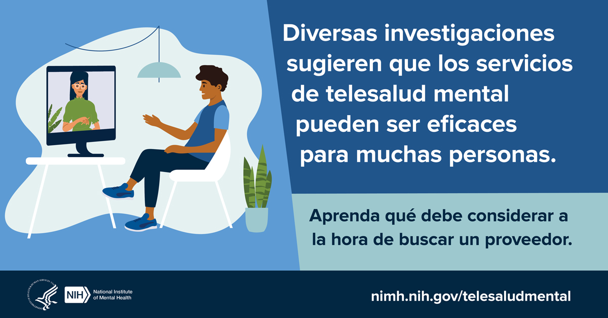 Una persona que habla con su proveedora de cuidados de la salud a través de una computadora. Al lado se lee el mensaje “Aprenda qué debe considerar a la hora de buscar un proveedor”. 