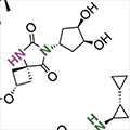 An illustration of molecules discovered using the mega docking library.